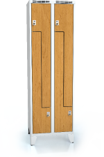 Kleiderschränke mit doppelwandige Tür in Z ALDERA mit Füße 1920 x 600 x 500